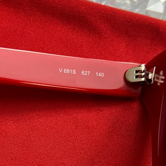 Authentic  ❤️‍🔥Valentino Red Stud 681S Womens Sunglasses - Picture 13 of 16